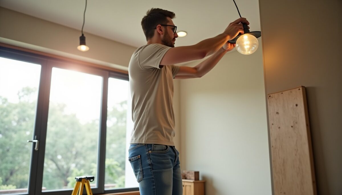 Installation d'un luminaire à 2 fils sans prise de terre : guide pratique et facile Installation d'un luminaire à 2 fils sans prise de terre : guide pratique et facile