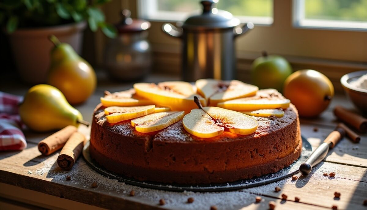 Recette authentique du gâteau poire grand-mère : un classique simple et savoureux Recette authentique du gâteau poire grand-mère : un classique simple et savoureux