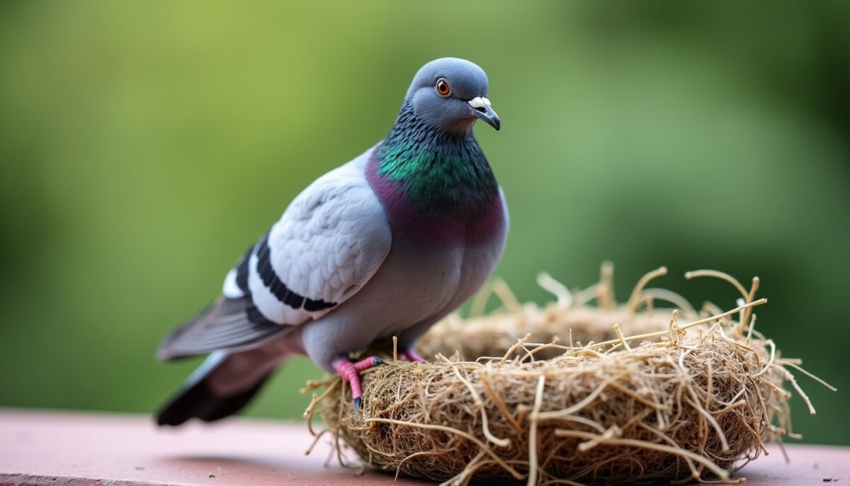 Que signifie un nid de pigeon sur mon balcon ? Symboles et interprétations essentielles Que signifie un nid de pigeon sur mon balcon ? Symboles et interprétations essentielles