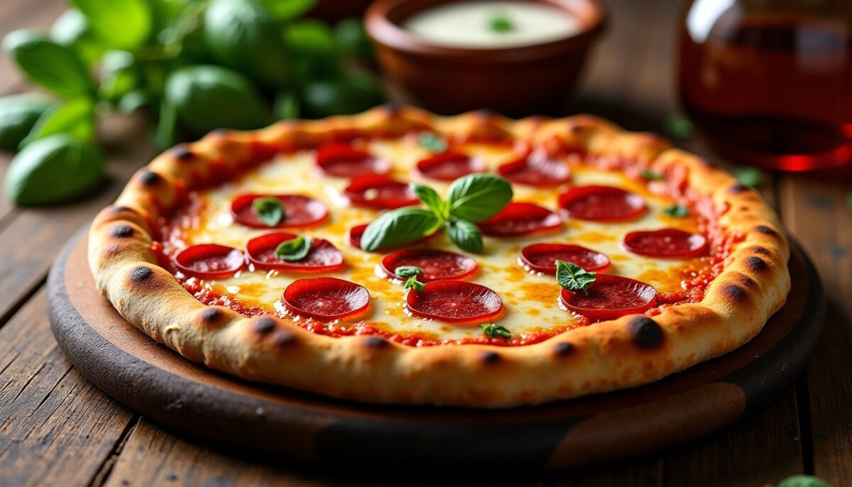 Recette rapide et facile de pizza à la salami pour les amateurs de saveurs gourmandes
