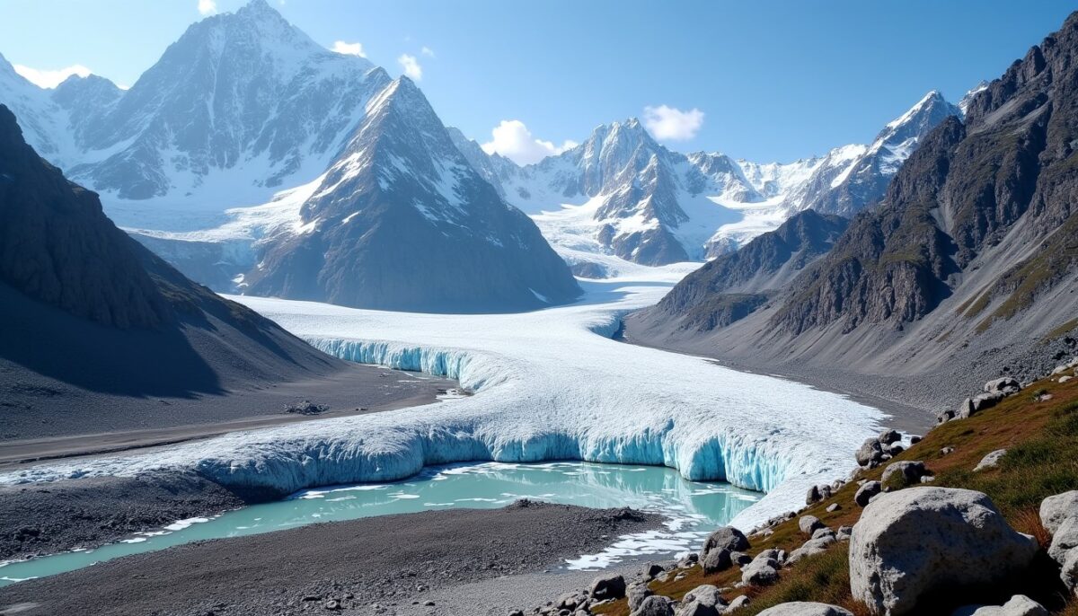 Mer de Glace : Évolution Impressionnante de son Recul en Images de 1850 à 2025 Mer de Glace : Évolution Impressionnante de son Recul en Images de 1850 à 2025